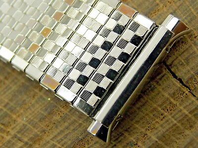 #ad #ad Vintage NOS Unused Expansion Stainless Steel Watch Band 17.5mm 21mm JB Champion