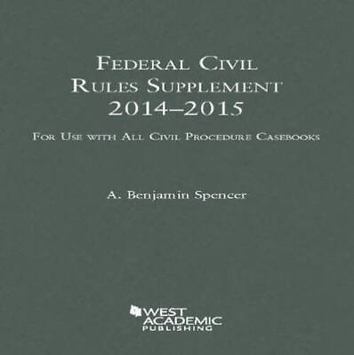 #ad Federal Civil Rules Supplement 2013 2014 for use with all Civil Procedu GOOD