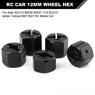 #ad 4X 12MM Metal Wheel Hex Hub Thickness 7 12mm for 1 10 RC Car SCX10 90046 Tamiya