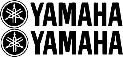 #ad x2 YAMAHA Decal Sticker Vinyl Logo MANY COLORS