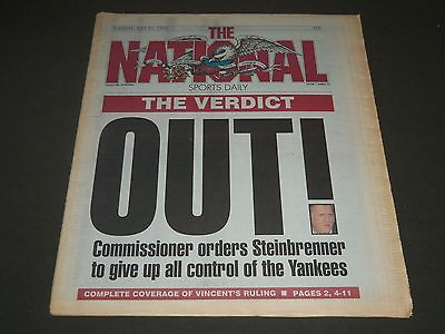 #ad 1990 JULY 31 THE NATIONAL SPORTS DAILY NEWSPAPER THE VERDICT OUT NP 2569