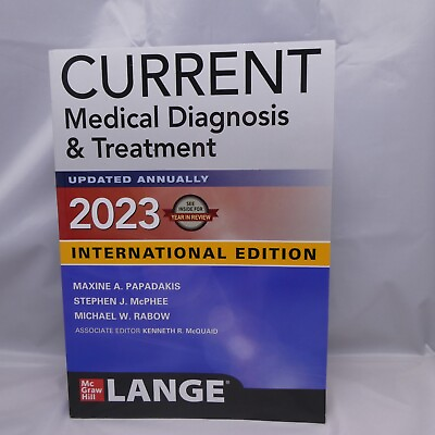 #ad IE CURRENT Medical Diagnosis and Treatment 2023 International Edition