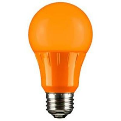 LED A Type Color Orange 3W Light Bulb Medium E26 Base Sunlite 80147 SU