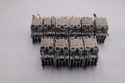 #ad LOT OF 10 ALLEN BRADLEY 700 SH10GZ25 Solid State Relays Stock 2062