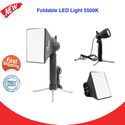 #ad #ad Mini Portable LED Light Kit 5500K Lamp W Tripod Stand Softbox Photography New