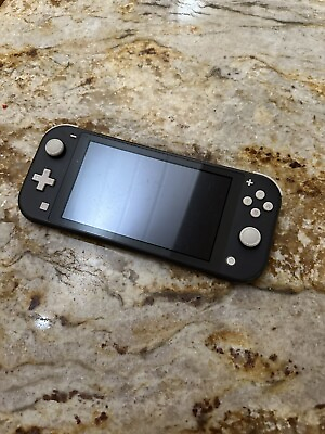 #ad Grey black Nintendo Switch Lite. Perfectly Functional And Cleaned