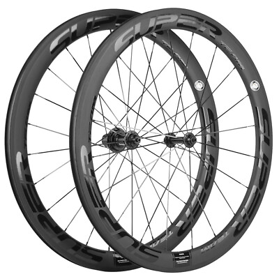 #ad Superteam Road Bike Wheels 50mm Carbon Fiber Wheelset Clincher Bicycle Wheelset