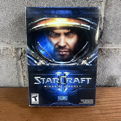 #ad StarCraft 2: Wings of Liberty PC Computer ii Complete CIB Authentic Tested Game