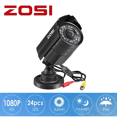 #ad ZOSI 1080p 4in1 Wired Home CCTV Security Camera Outdoor Waterproof Night Vision