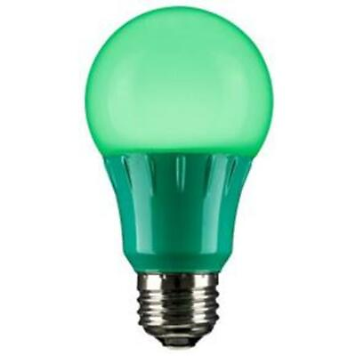 LED A Type Color Green 3W Light Bulb Medium E26 Base Sunlite 80146 SU