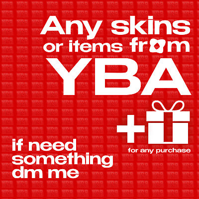 #ad Roblox YBA Your Bizzare Adventure Any Skins Or Items For Cheapest Price