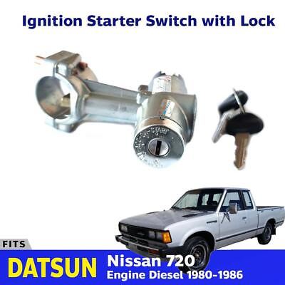 #ad Ignition Lock Switch Starter Cylinder Fits Datsun Nissan 720 Diesel UTE 1980 86