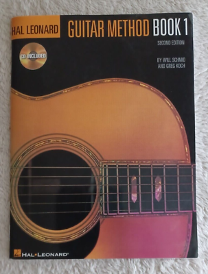 #ad Hal Leonard Guitar Method Book 1: Book CD Package Paperback GOOD