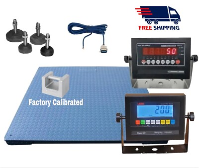 #ad Industrial Floor Scale Pallet Scale 48x48 10000 lb capacity