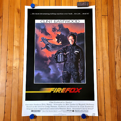 #ad Firefox 1982 Original Rolled 1 SH Movie Poster Flawless 27x41quot; Clint eastwood