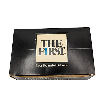 #ad Vtg quot;The Firstquot; First Federal of Orlando FL Bank Box of 50 Unstruck Matchbooks