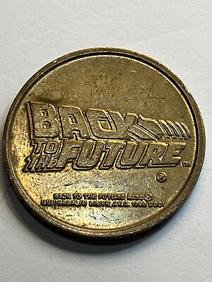 #ad Rare Back To The Future Terminator 2 3D Universal Studios Promo Coin Token #sh1