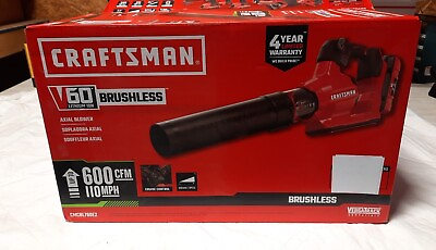 #ad Craftsman V60 Max Brushless Leaf Blower 600CFM 100MPH CMCBL760 *Tool Only*