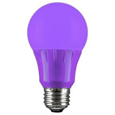 LED A Type Color Purple 3W Light Bulb Medium E26 Base Sunlite 80132 SU
