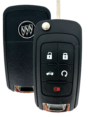 #ad New Flip Key Remote Start Key Fob for 2011 2012 2013 2014 2015 2016 Buick Regal