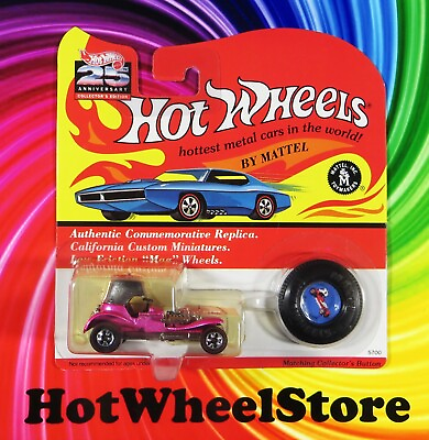 #ad 1993 Hot Wheels 25th Anniversary Series quot;Pink quot; RED BARON HWM15 021624