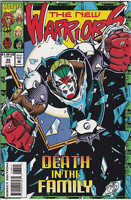 #ad The New Warriors #38 Vol. 1 1990 1996 Marvel Comics High Grade