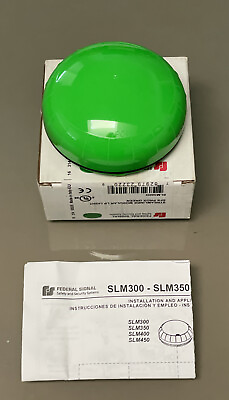 #ad #ad Federal Signal Streamline Modular LP Light SFS Prox Green SLM300G New Open Box