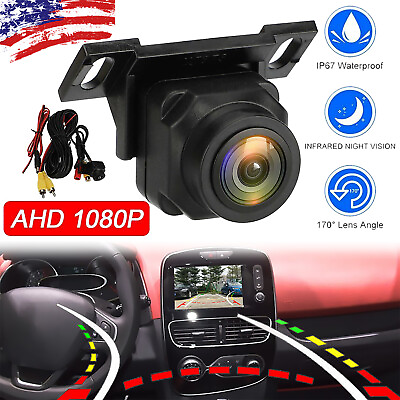 #ad #ad 180º Car Rear View Backup Camera Reverse Parking CMOS Night Vision Waterproof US
