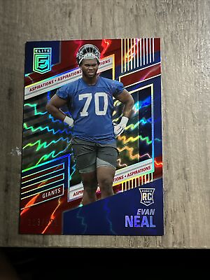 #ad Evan Neal Elite Card Numbered 308 499 And Wild Card Card