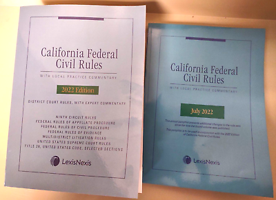 #ad #ad 2022 California Federal Civil Rules: With Local Practice Commentary Lexis Nexis