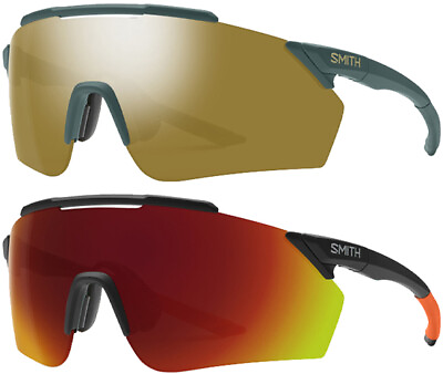 #ad Smith Optics Ruckus ChromaPop Men#x27;s Sport Shield Sunglasses