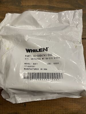 #ad #ad Whelen universal mount kit for strobe light. # 01 0484741 000. New.
