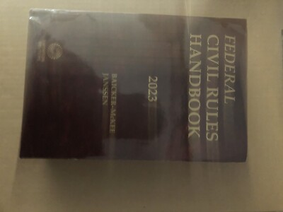 #ad Federal Civil Rules Handbook 2023