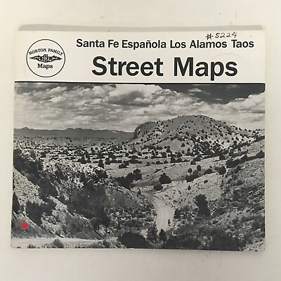 #ad Street Maps Santa Fe Española Los Alamos Taos 1999 by Horton Family Maps