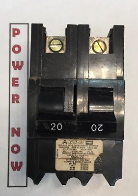 #ad Federal Pacific FPE Stab Lok Breaker 2 Pole 20 Amp 240V Thick Ships Today