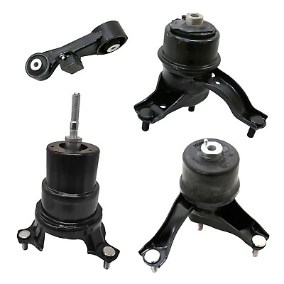 #ad 4pc Motor Mount Kit for 12 17 Toyota Camry 2.5L Gas Engine Automatic Trans AT