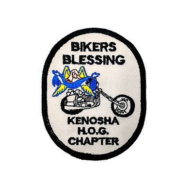 #ad Kenosha WI HOG Chapter Harley Davidson Motorcycle Group Bikers Blessing Patch