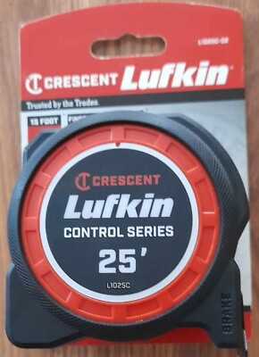 #ad NEW Apex Lufkin Control Series Tape Measure Lock Button 1 3 16 In. x 25 Ft.