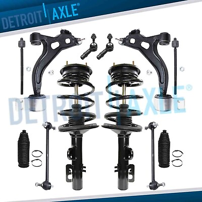 #ad Front Struts Control Arms Sway Bars Tie Rods for 2005 2007 Five Hundred Montego