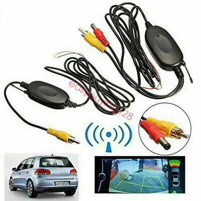 #ad Wireless Transmitter Receiver For Vehicle Monitor Connect Reverse Backup Camera