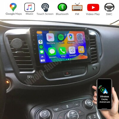 #ad For 2015 2019 Chrysler 200 200C 200S Android 13.0 Carplay Car Stereo Radio GPS