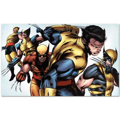 #ad Marvel Comics quot;X Men Evolutionsquot; Limited Edition Art Canvas Numbered
