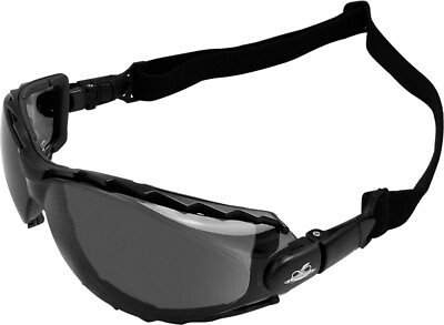 #ad Bullhead CG4 Smoke Gray Anti Fog Foam Safety Glasses Convertible Goggles Sun