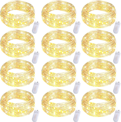 #ad #ad Fairy Lights Battery Operated 12 Pack 7.2Ft W 20 LED Mini Lights Waterproof Str