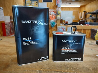 #ad Matrix MS 78 Euro clear coat kit 7.5L. Normal Fast or Slow Activator
