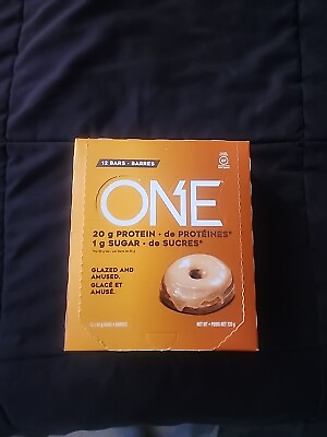 #ad #ad ONE Maple Glazed Donut Protein Bars 12 Bars NIB Exp 09 24 Make Offer