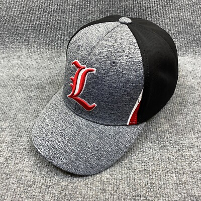 #ad Louisville Cardinals Hat Cap Strap Back Adjustable Mens NCAA College Gray Black