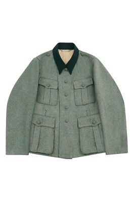 #ad WW2 German M36 Elite Officer Fieldgrey Wool Tunic Feldbluse I