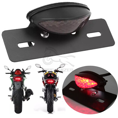 #ad Motorcycle LED Turn Signal Brake Tail Light For Harley Bobber Chopper Cafe Racer