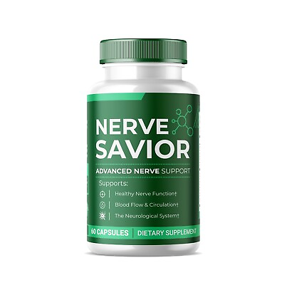 #ad Nerve Savior Health Supplement 60 Capsules New Nerve Savior 1Month Supply sealed